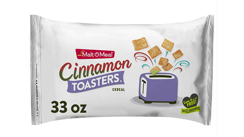 Plastic cereal pouch