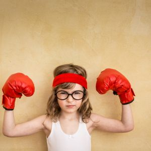 a little girl who received chiropractic care to boost immunity