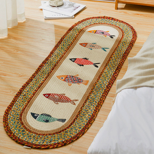 Custom Bedroom Jute Rug