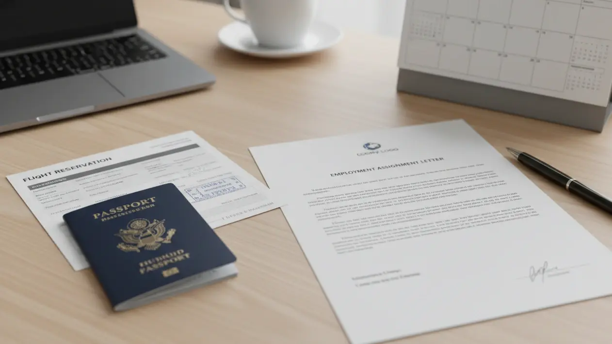 Aligning Your Flight Reservation With A Temporary Assignment File Before The Embassy Sees It