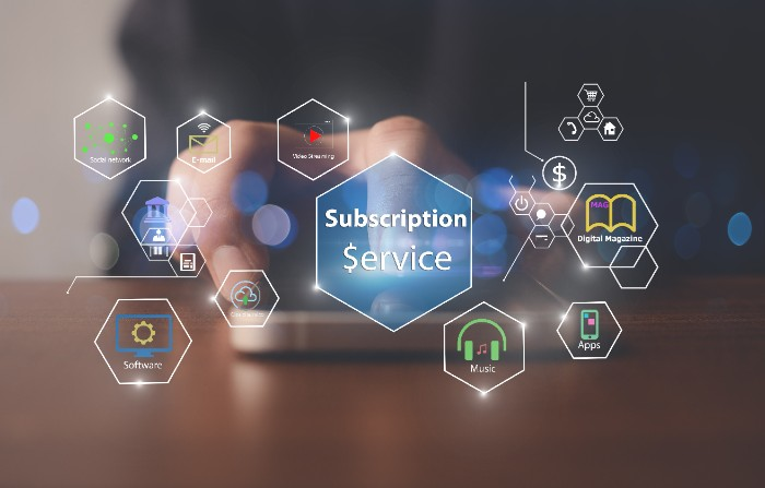 Business model examples include a Subscription based service