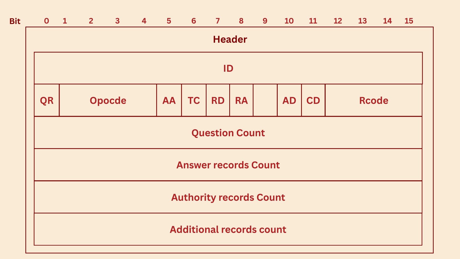 DNS Header's metadata