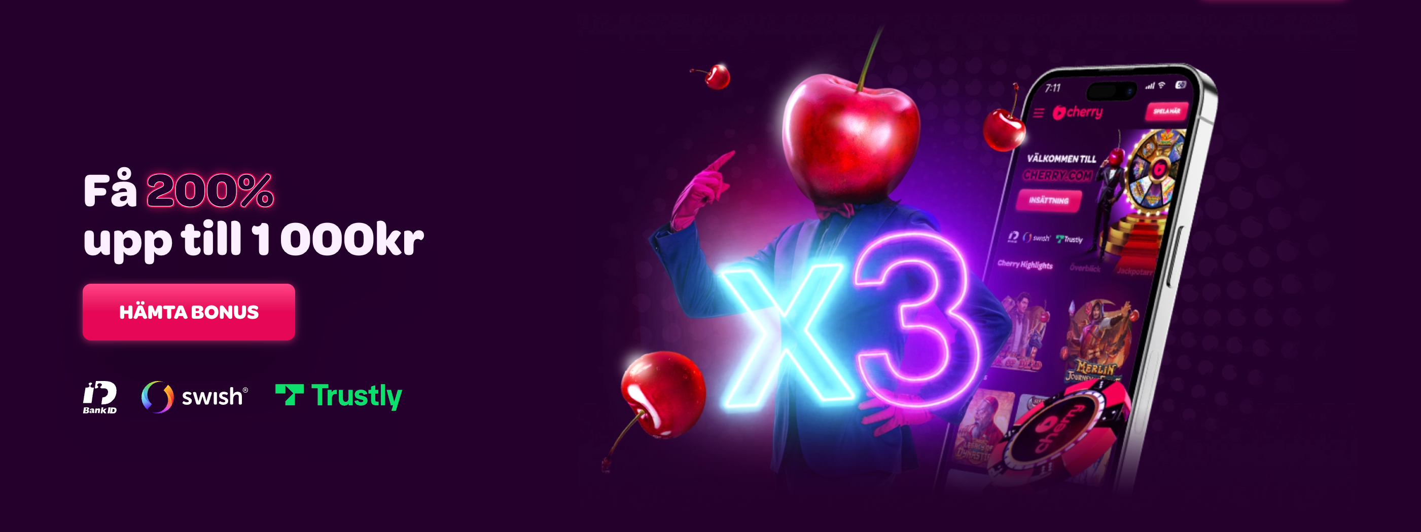 Cherry casino bonus