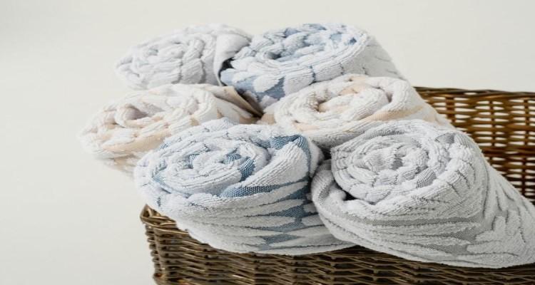 different towel options arranged in a basket