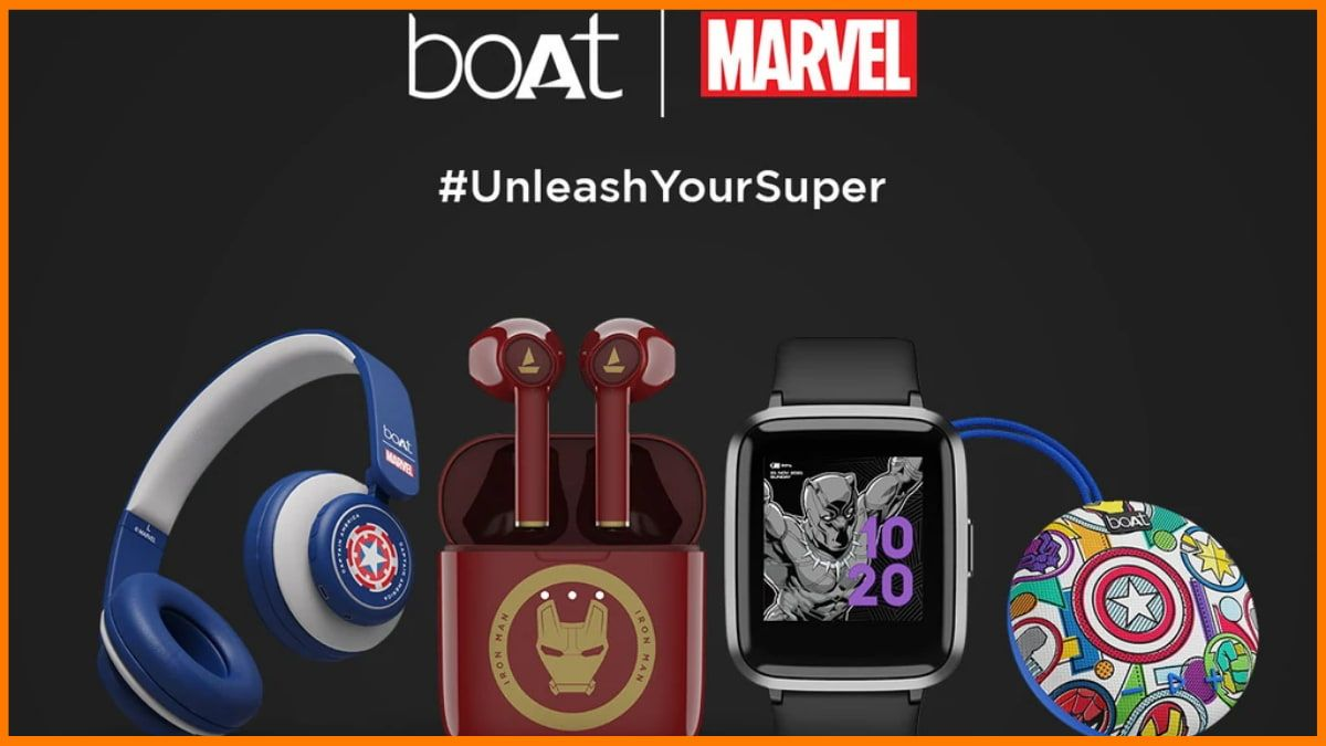 Image showcases boAt Marvel Collaboration