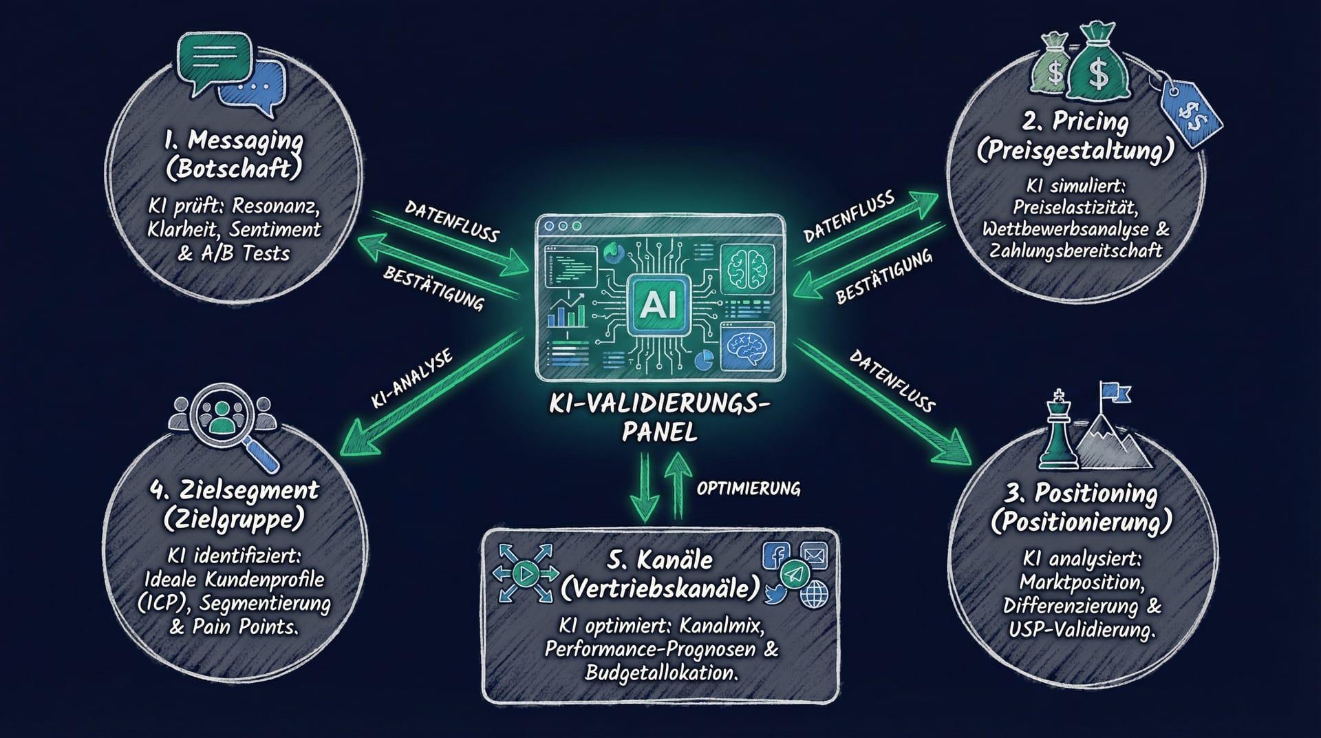 Die 5 GTM-Entscheidungen, die du mit KI validieren kannst