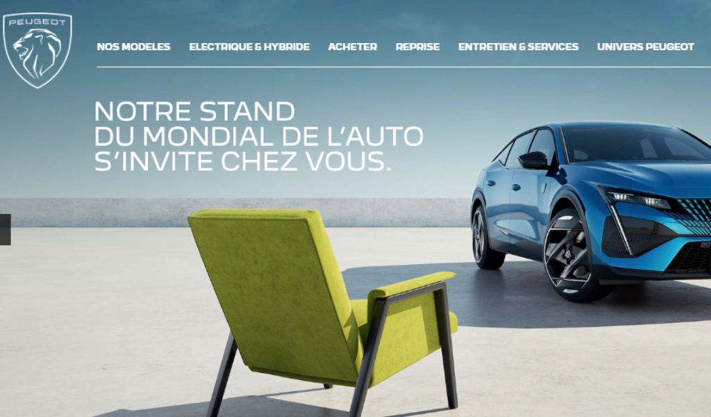 Site vitrine Peugeot