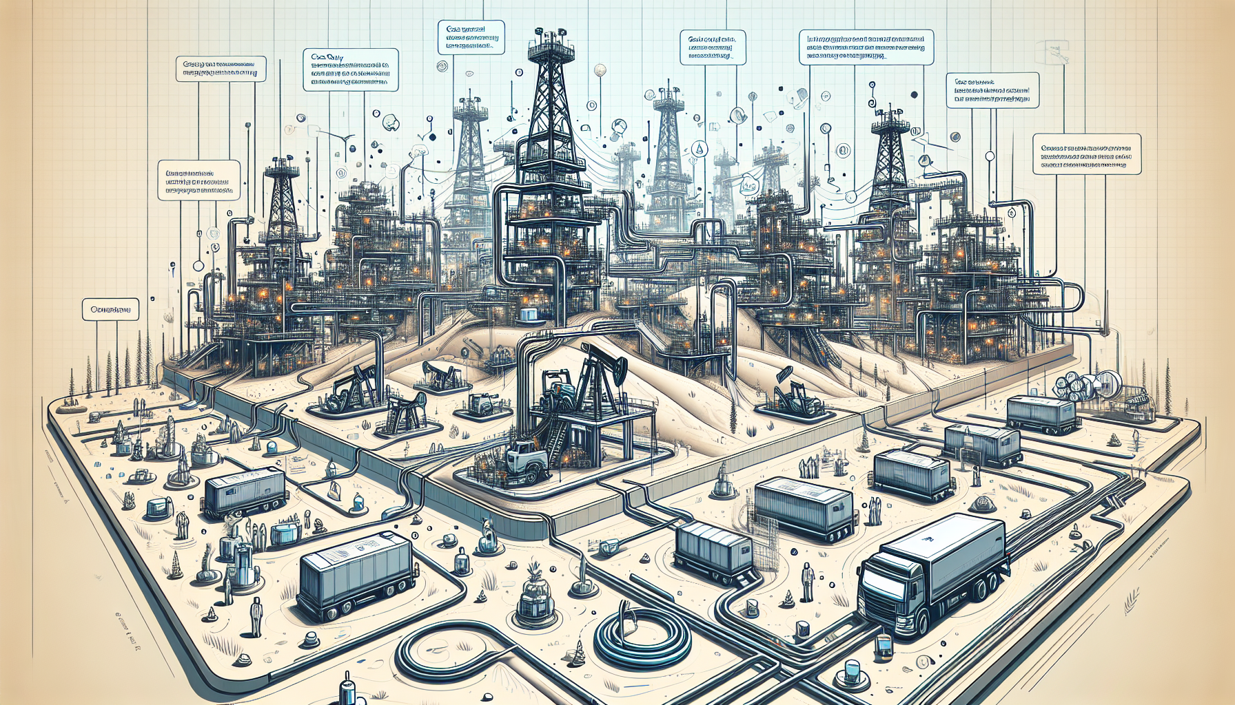 Illustration of integrated reservoir engineering methods