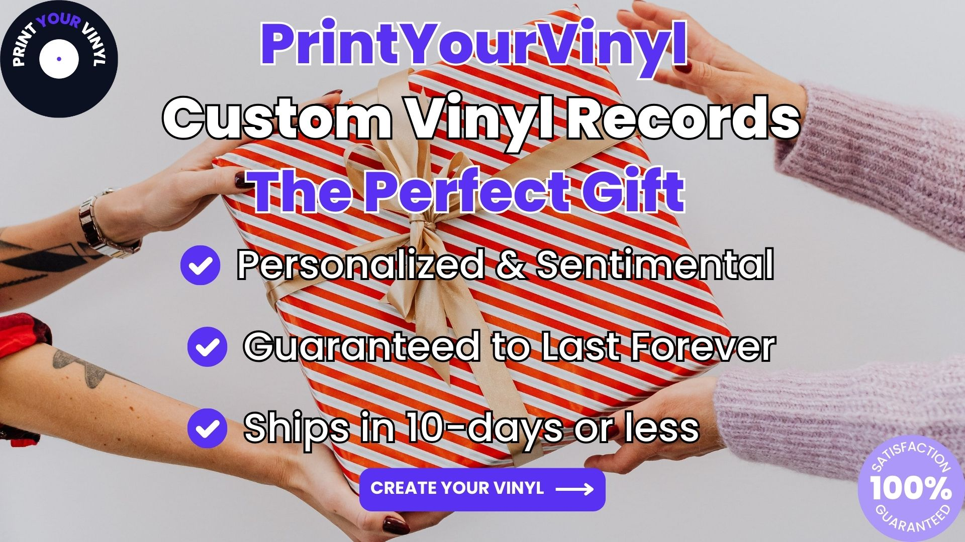 PrintYourVinyl, Custom Record, Customized Record