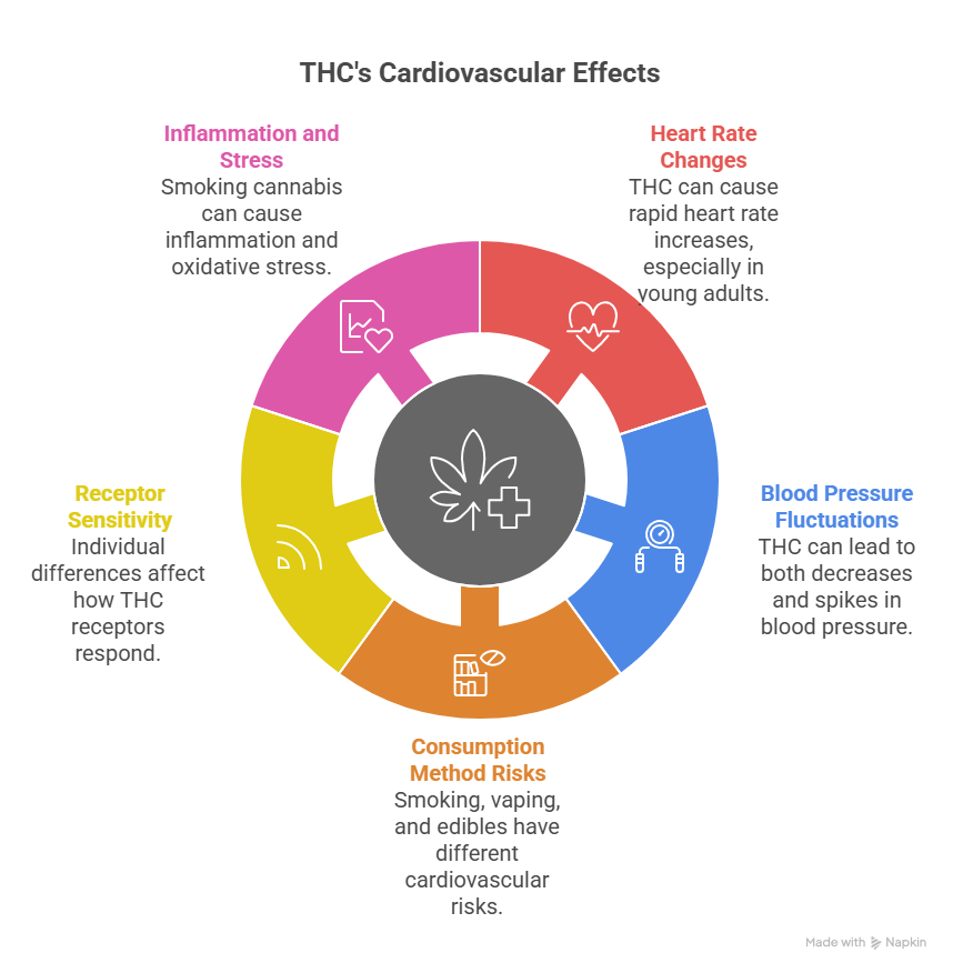 does thc lower blood pressure heart rate - mental health disorders