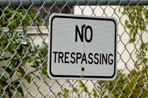 Trespassing and property damage