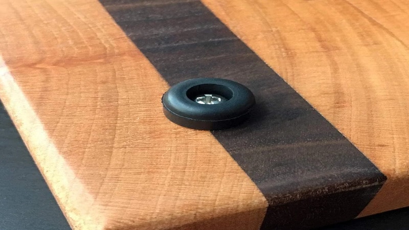 Installationg of most feet requires tools like nuts, screws, and washers