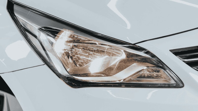 A neatly fixed and housed LED headlight