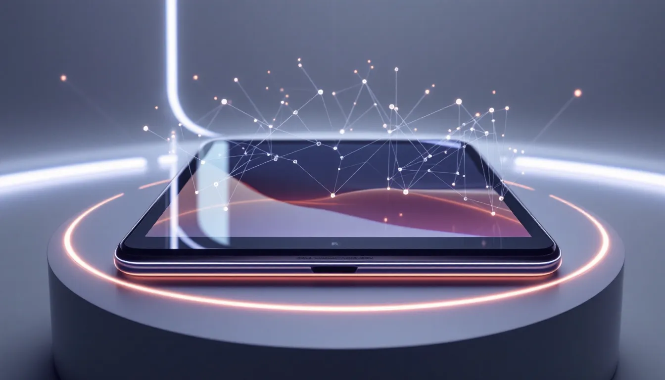 Die Zukunft des iPads mit einem futuristischen iPad-Design.