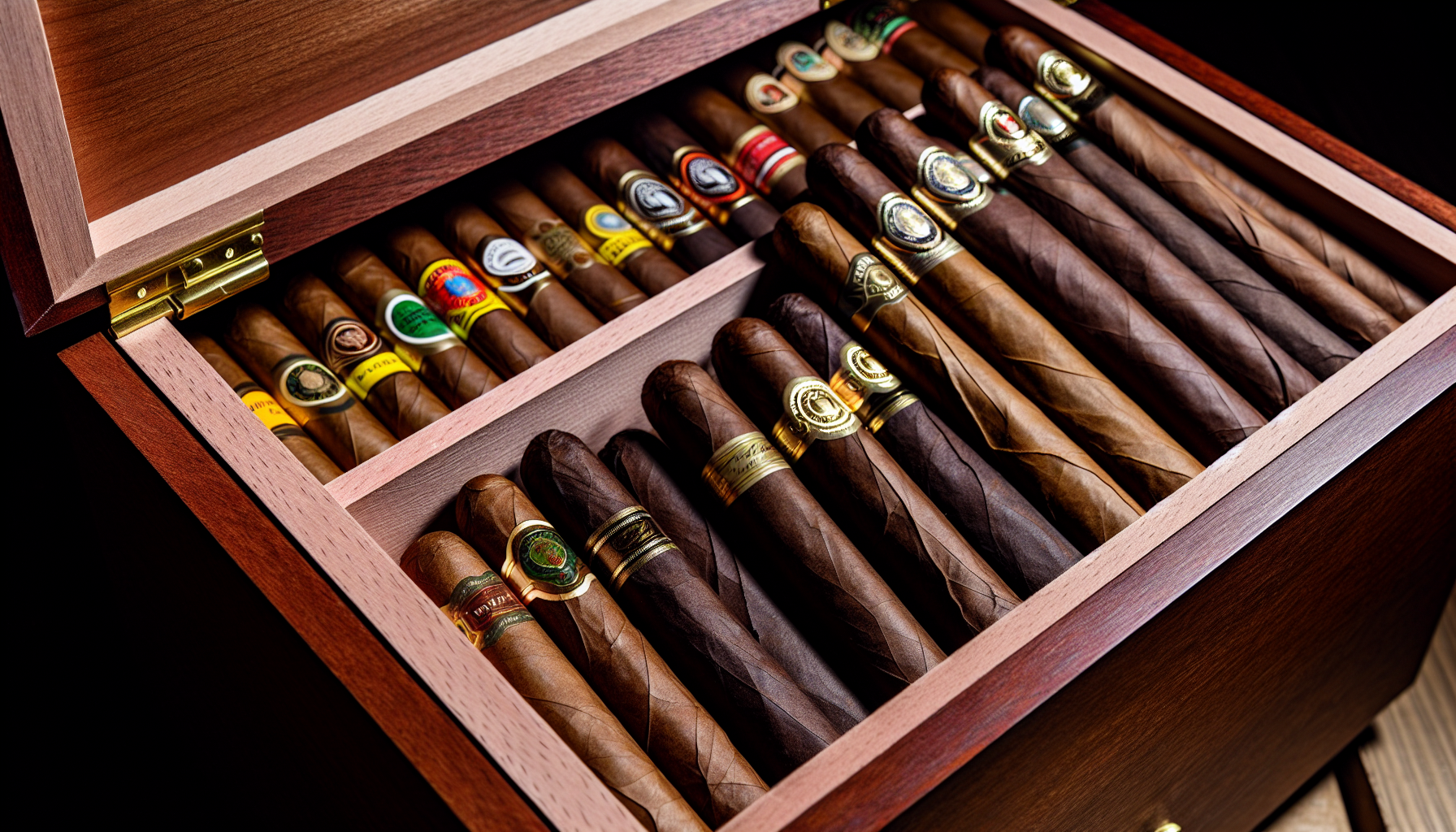 Assortment of premium single cigars