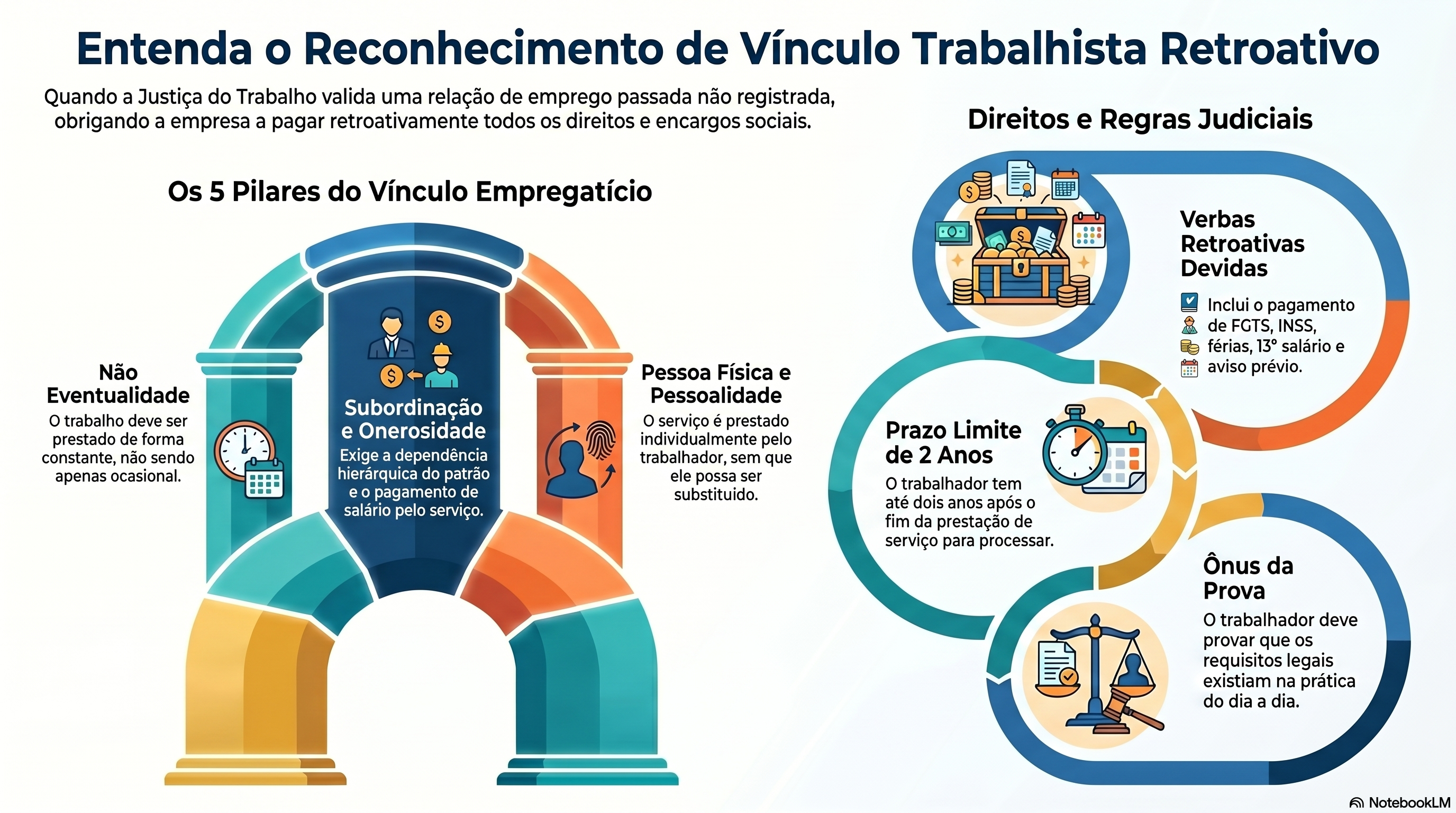 O que significa reconhecimento de vínculo trabalhista retroativo?