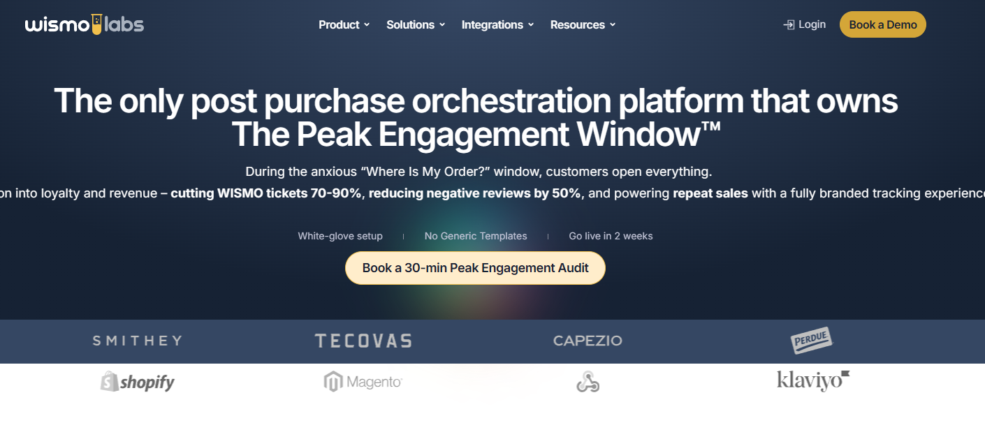 Narvar alternatives: WISMOlabs