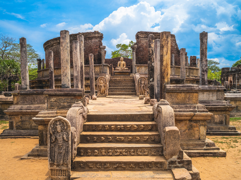 Polonnaruwa Buddha-Statuen von Gal Vihara
