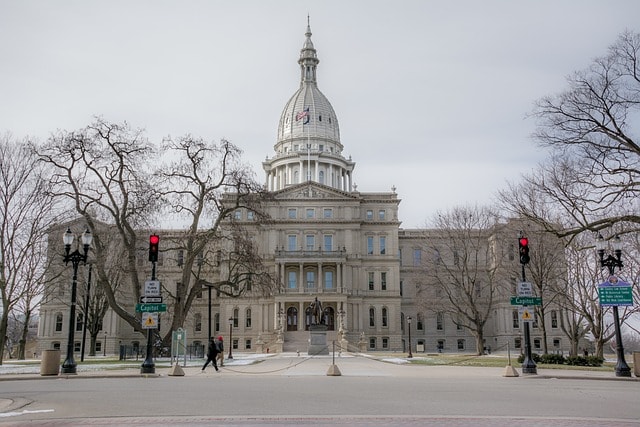 michigan, state, capitol