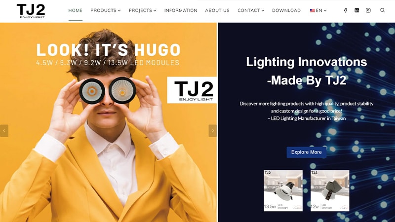 Home Page TJ2 Lighting