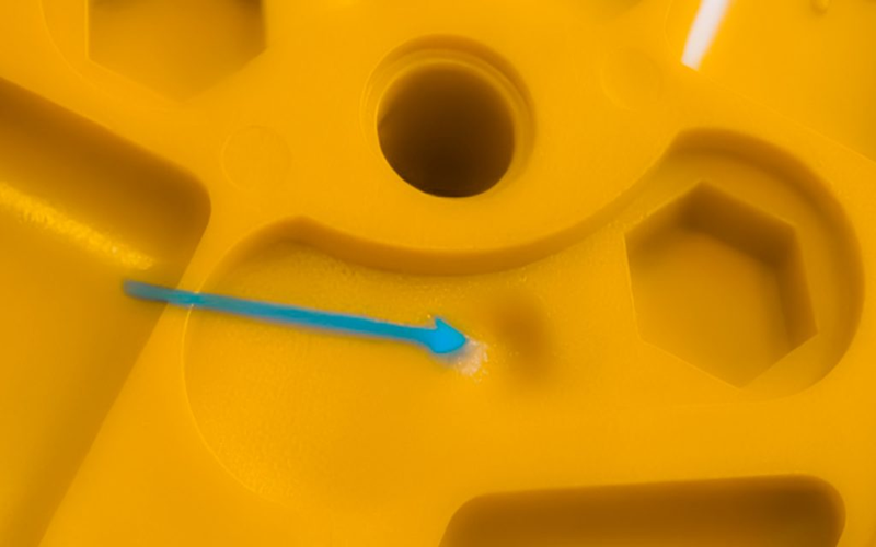 Sink Marks In Injection Molded Part