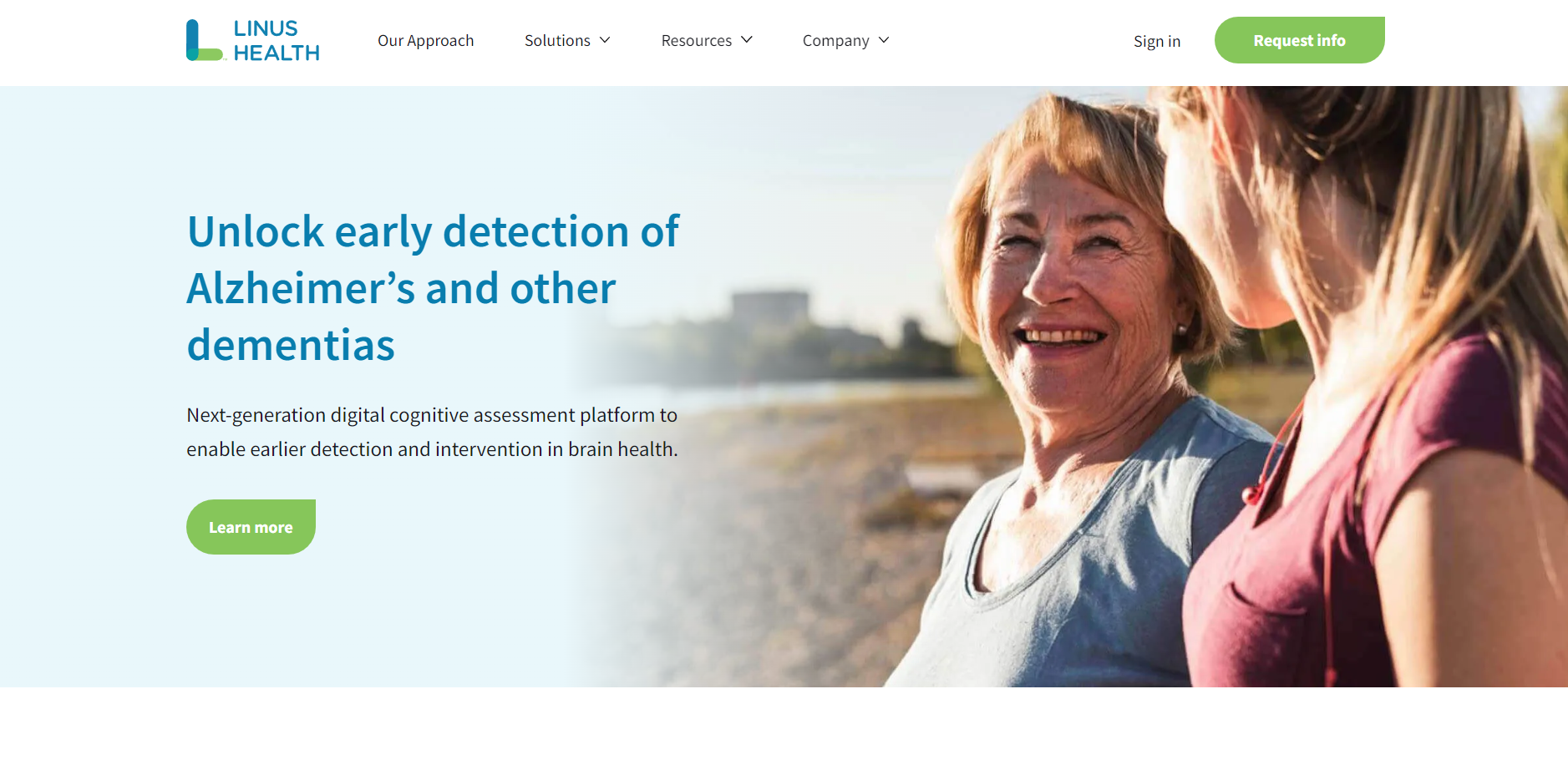 Linus Health Homepage