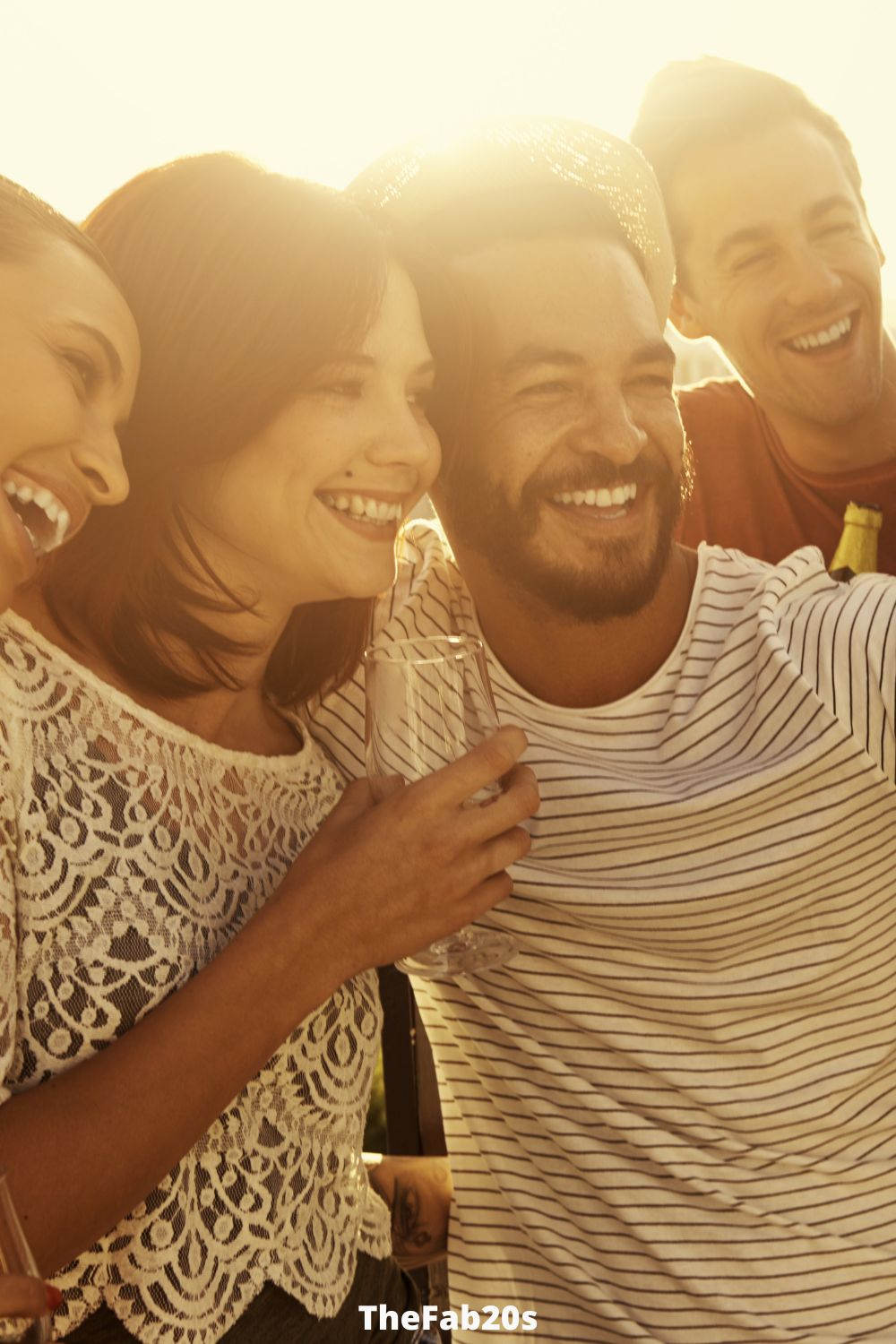 Group of friends taking a picture together