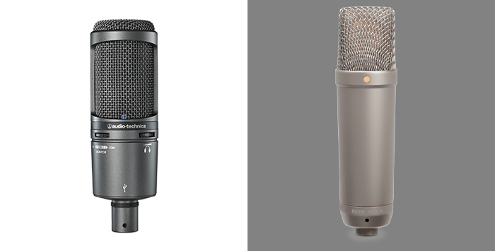 Audio-Technica AT2020 vs Røde NT1-A: Comparison