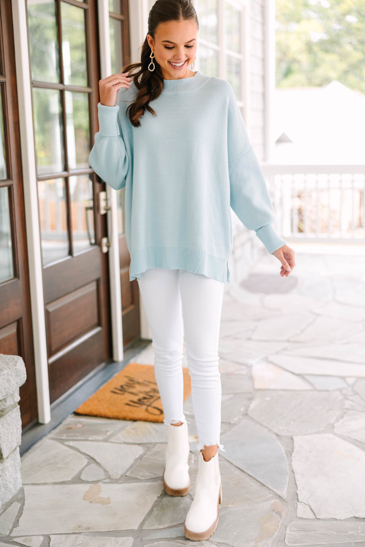 https://shopthemint.com/products/perfectly-you-light-blue-mock-neck-sweater?variant=39733631418426