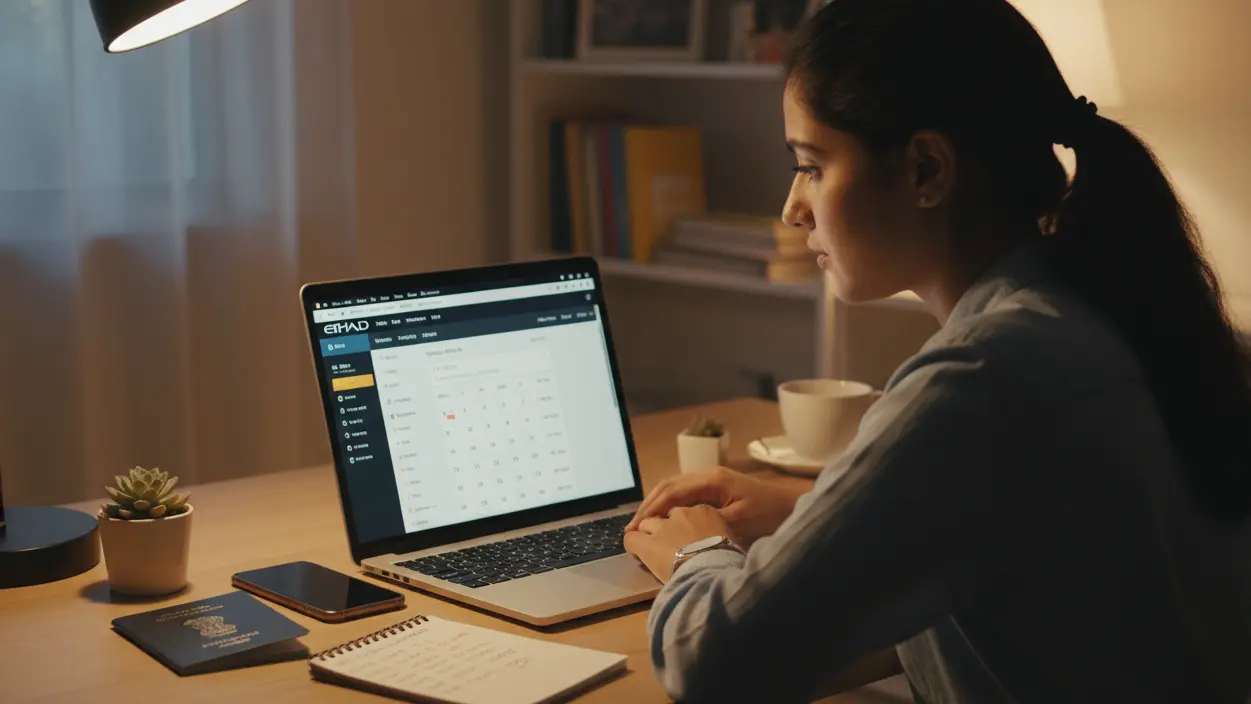 Step-by-step guide to booking Etihad Airways dummy ticket online from India