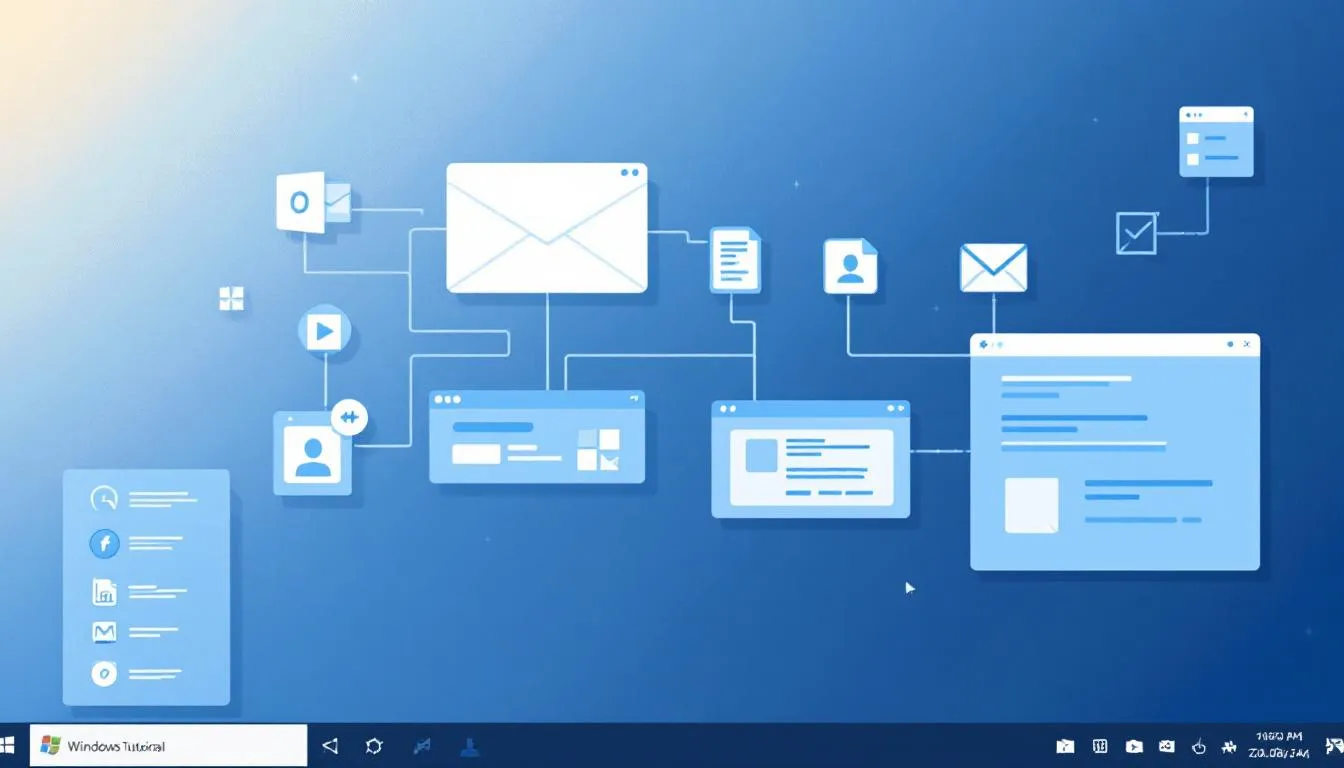 Une image illustrant l'optimisation de l'organisation des fen&ecirc;tres et applications sous Windows.
