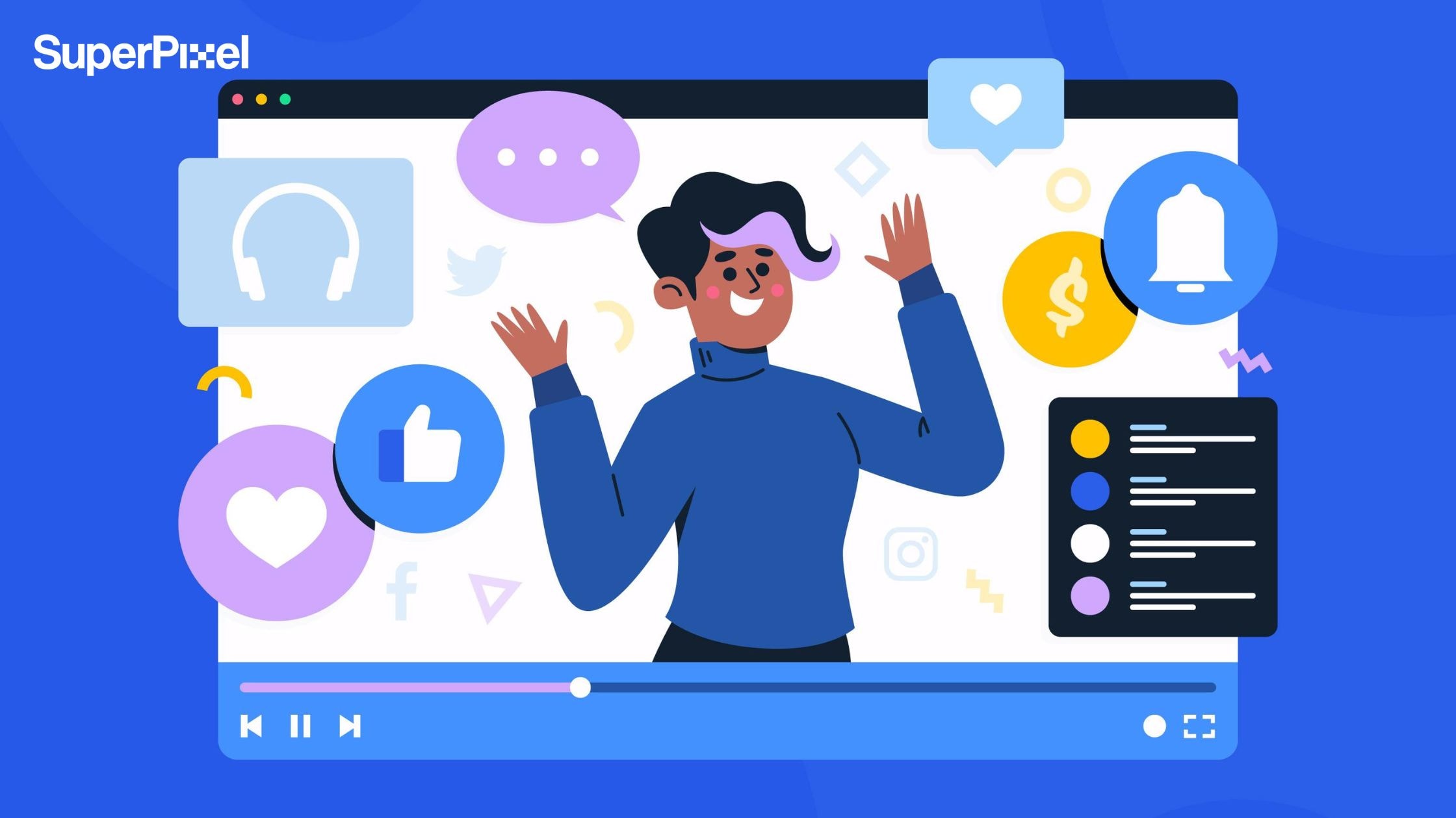 Professional team creating an animated introductory video to make a strong first impression (dok.freepik)