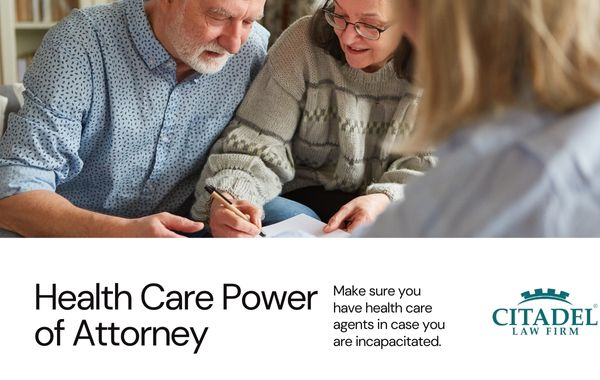 Medical care directive form also know as Health Care Power of Attorney