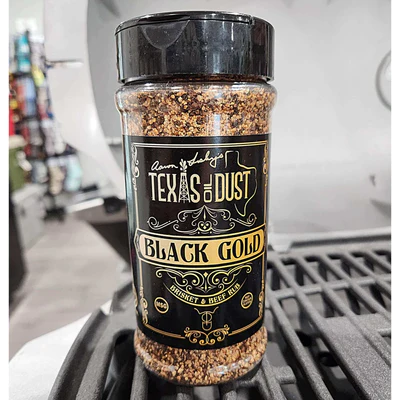 Texas Oil Dust Black Gold BBQ Rub - 15 oz