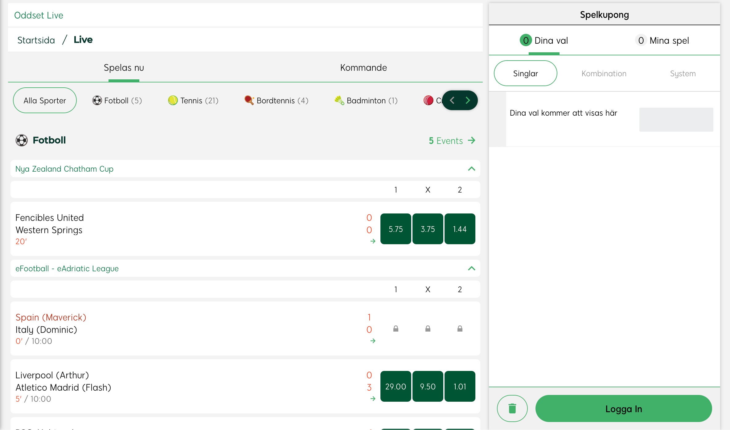 mr green casino live betting
