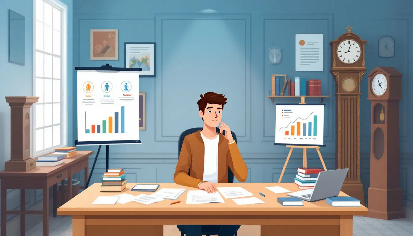 Un estudiante considerando opciones de posgrado después de obtener su título universitario.