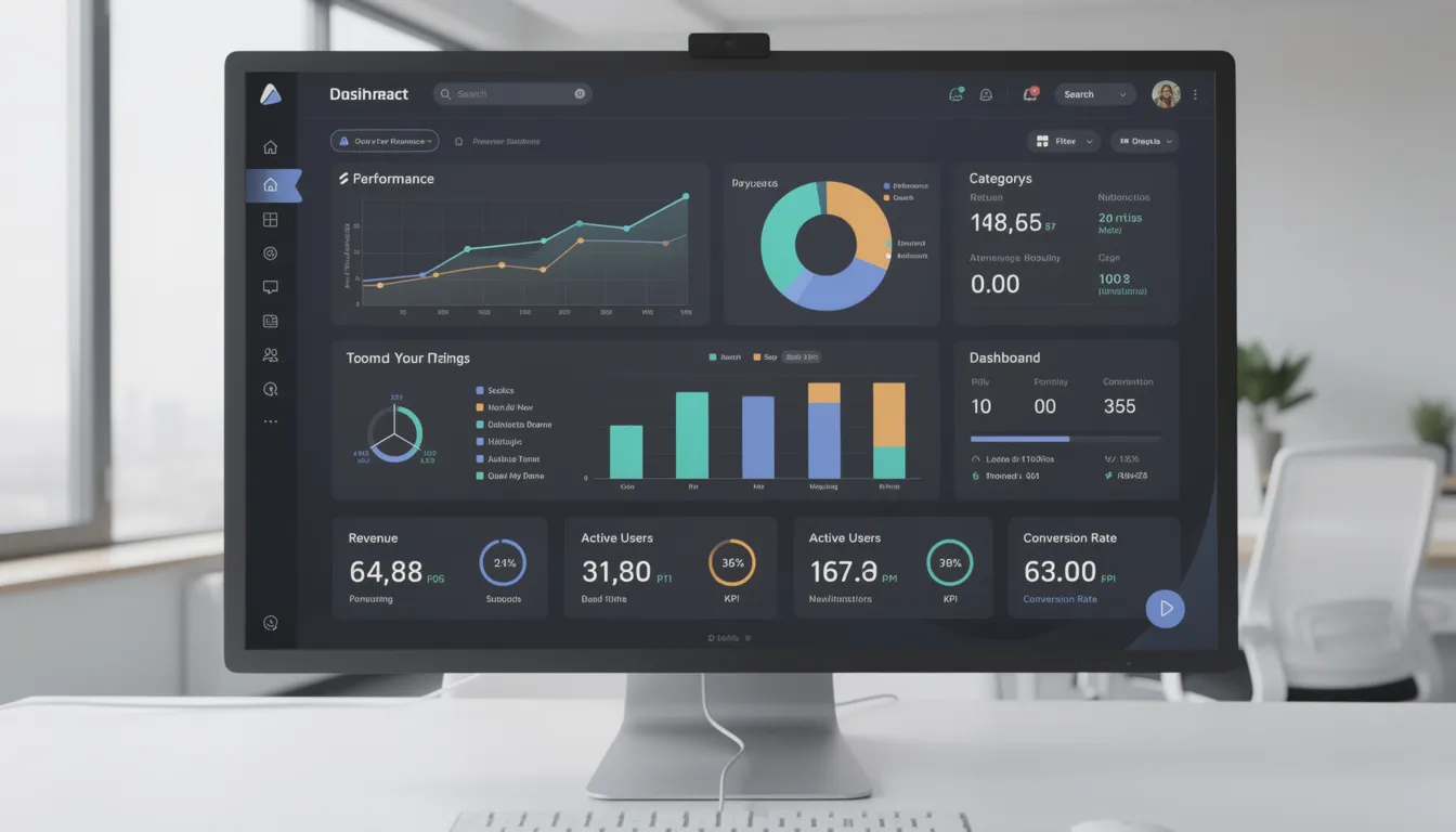 The image depicts a professional dashboard interface showcasing various data visualizations related to loan applications, including metrics on fallout risk, approval dates, and borrowers' income. It serves as a crucial tool for lenders and brokers to analyze financial stress factors and predict trends in the lending industry.
