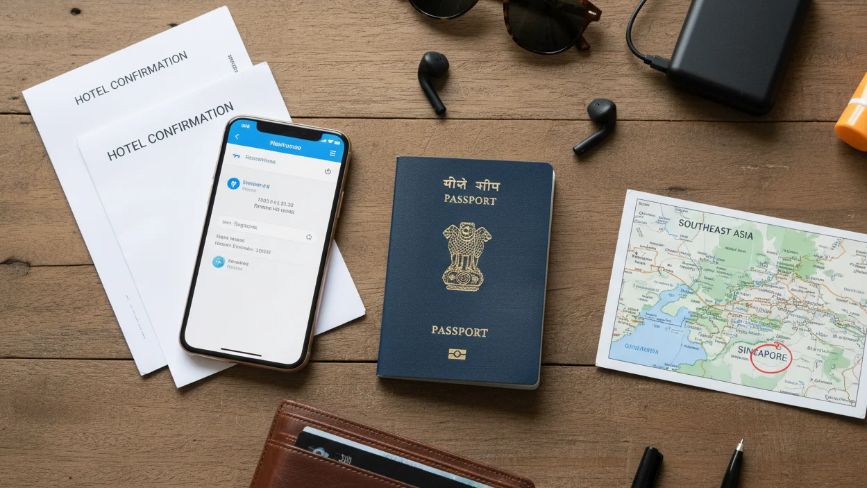 Good enough onward proof options like dummy ticket for Singapore visa