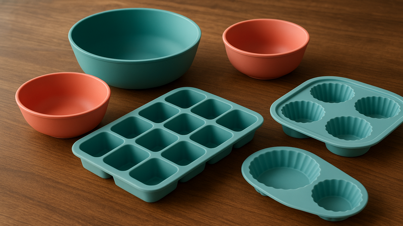 Silicone cookware only uses food-garde material