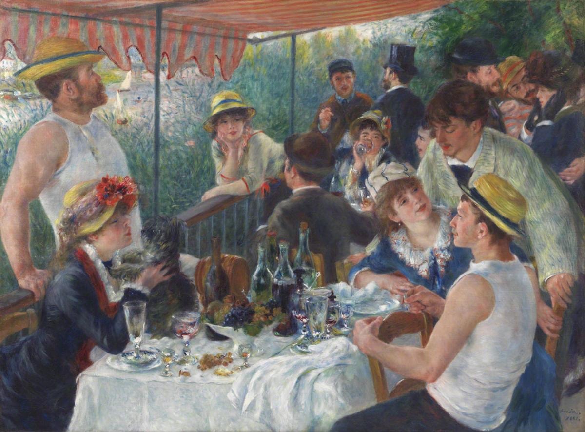 Luncheon of the Boating Party – Pierre-Auguste Renoir 