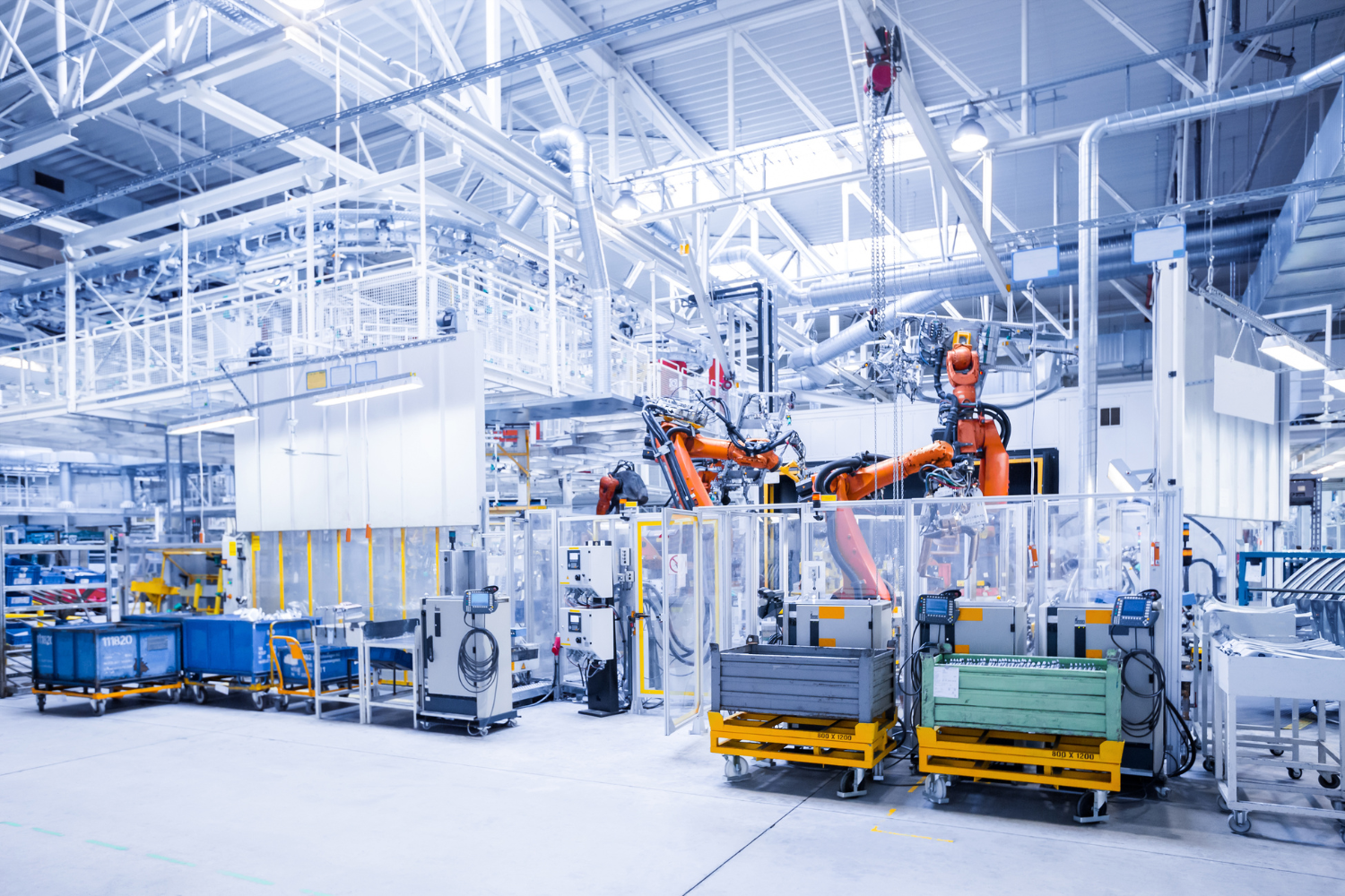 A clean manufacturing facility.