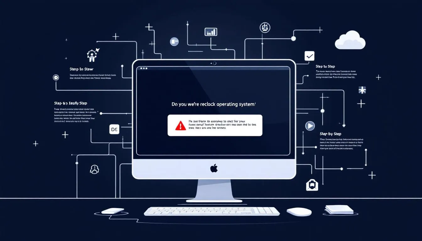 Un &eacute;cran d'ordinateur affichant un message d'erreur, indiquant un probl&egrave;me de syst&egrave;me d'exploitation.