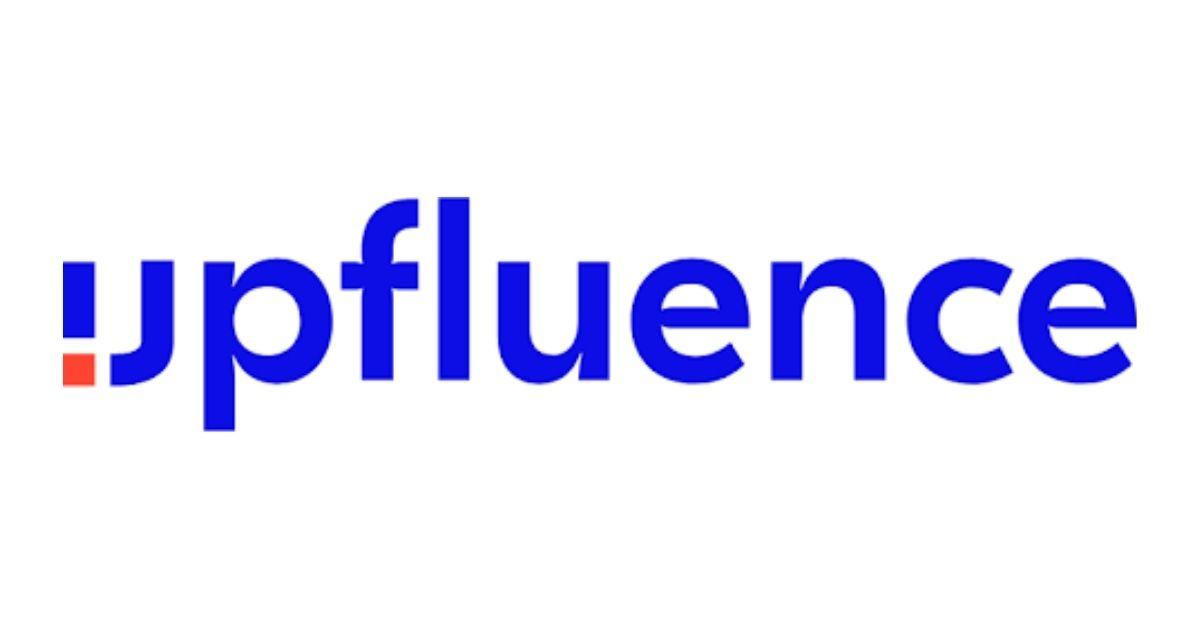 Logo of Upfluence with modern, clean typography.