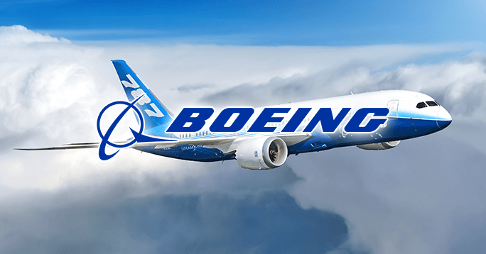 An aircraft by Boeing