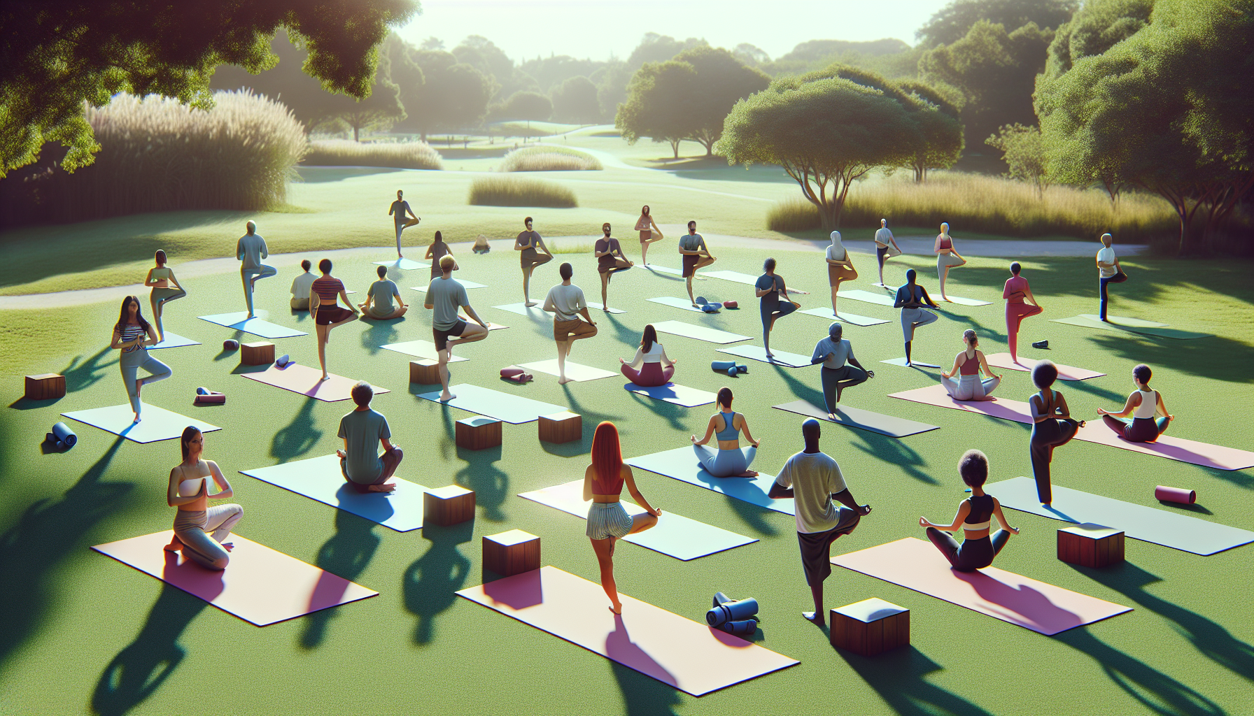 Illustration of personalized yoga practice