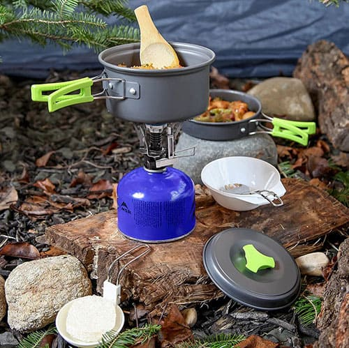 Bisgear Camping Cookware Kettle Mess Kit