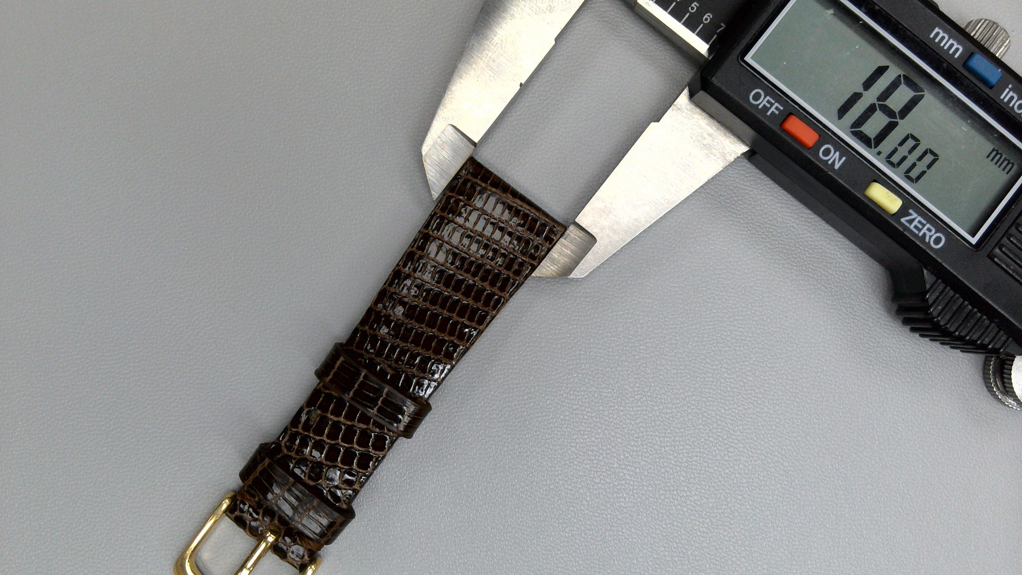 Measuring leather watch Band