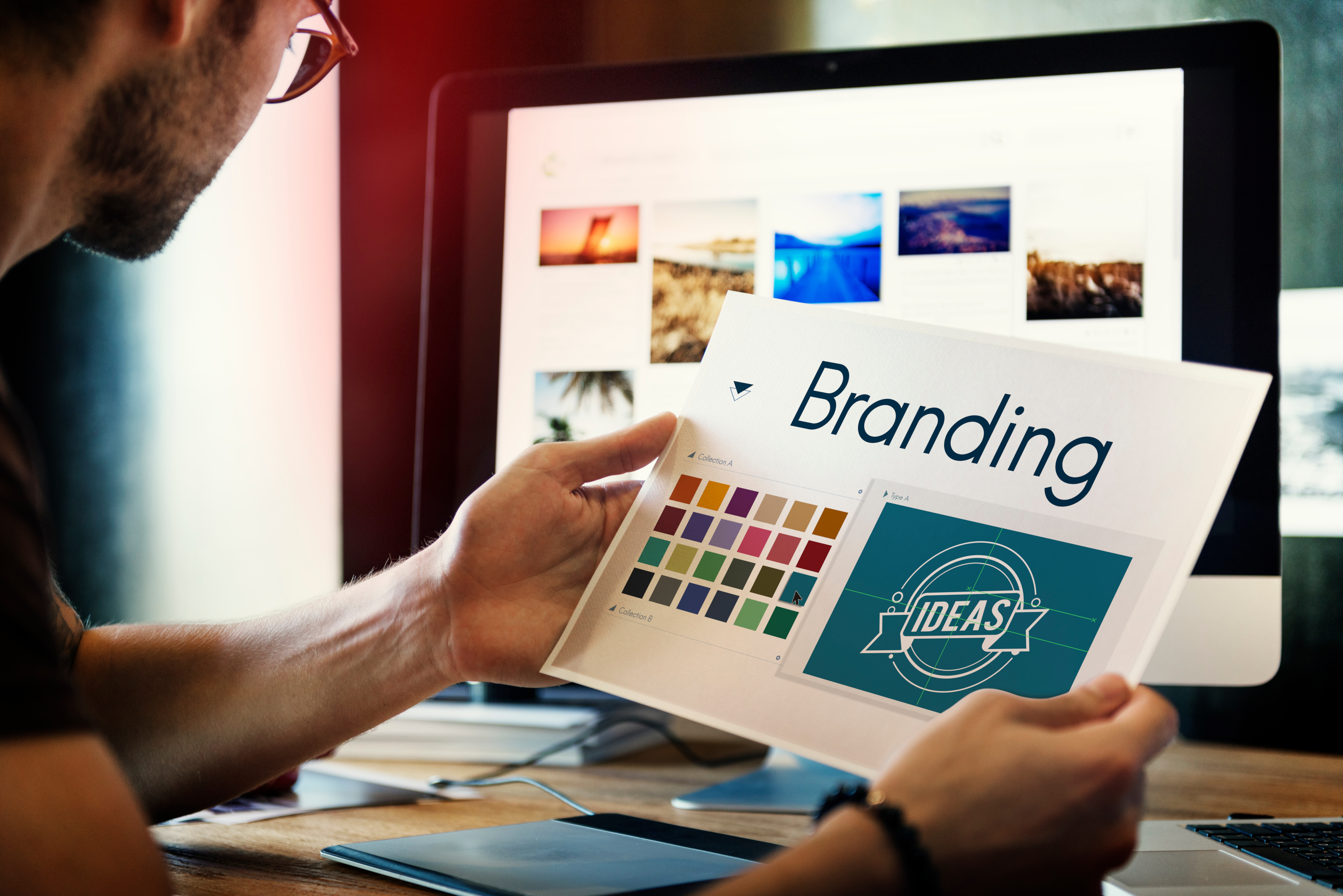 The history of branding in business - brand promise - branding examples - marketing refers - service branding - brand's values - social media posts