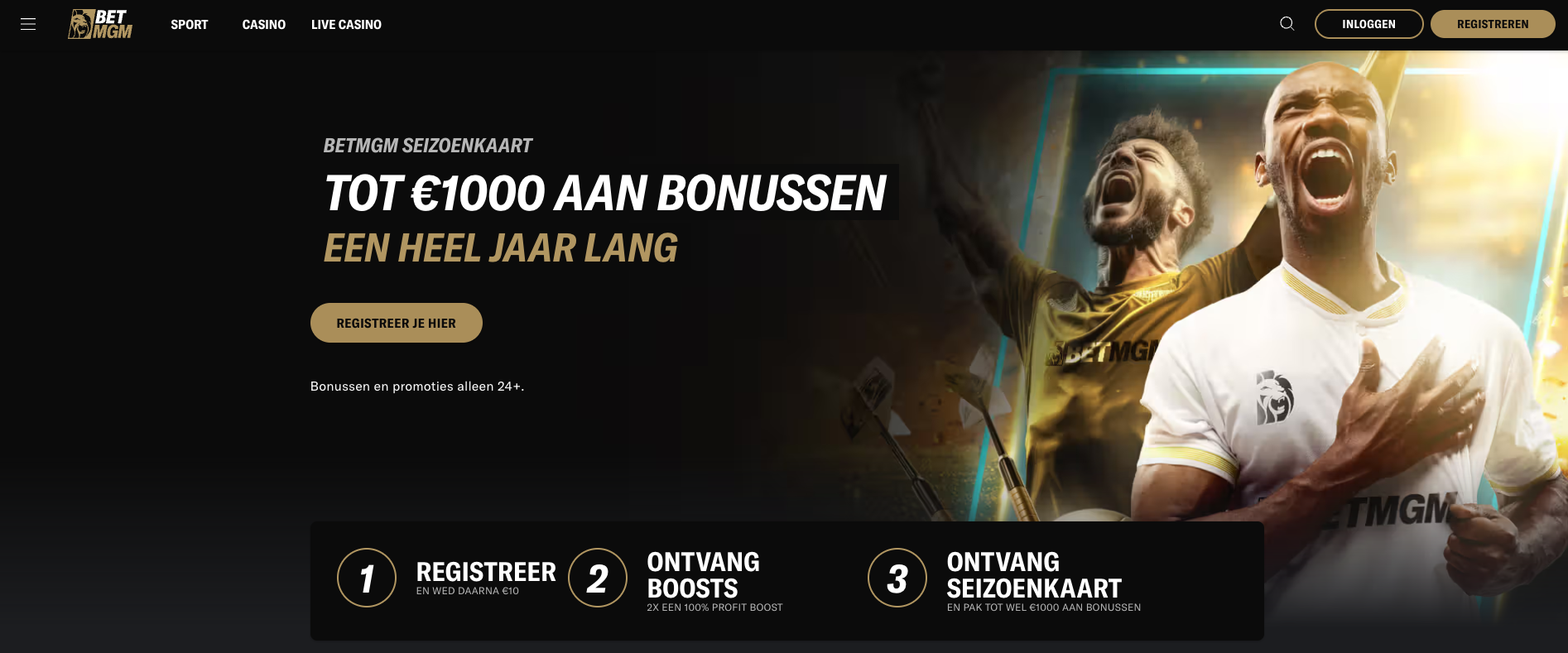 Sport welkomstbonus BetMGM