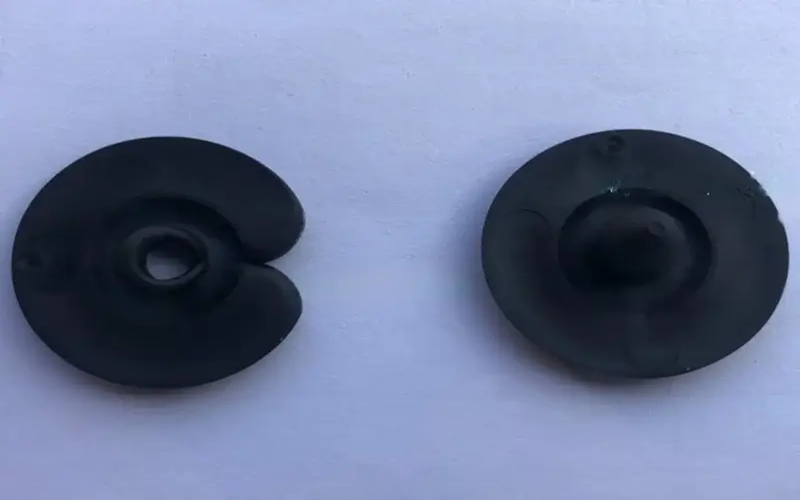 short shot injection molded parts